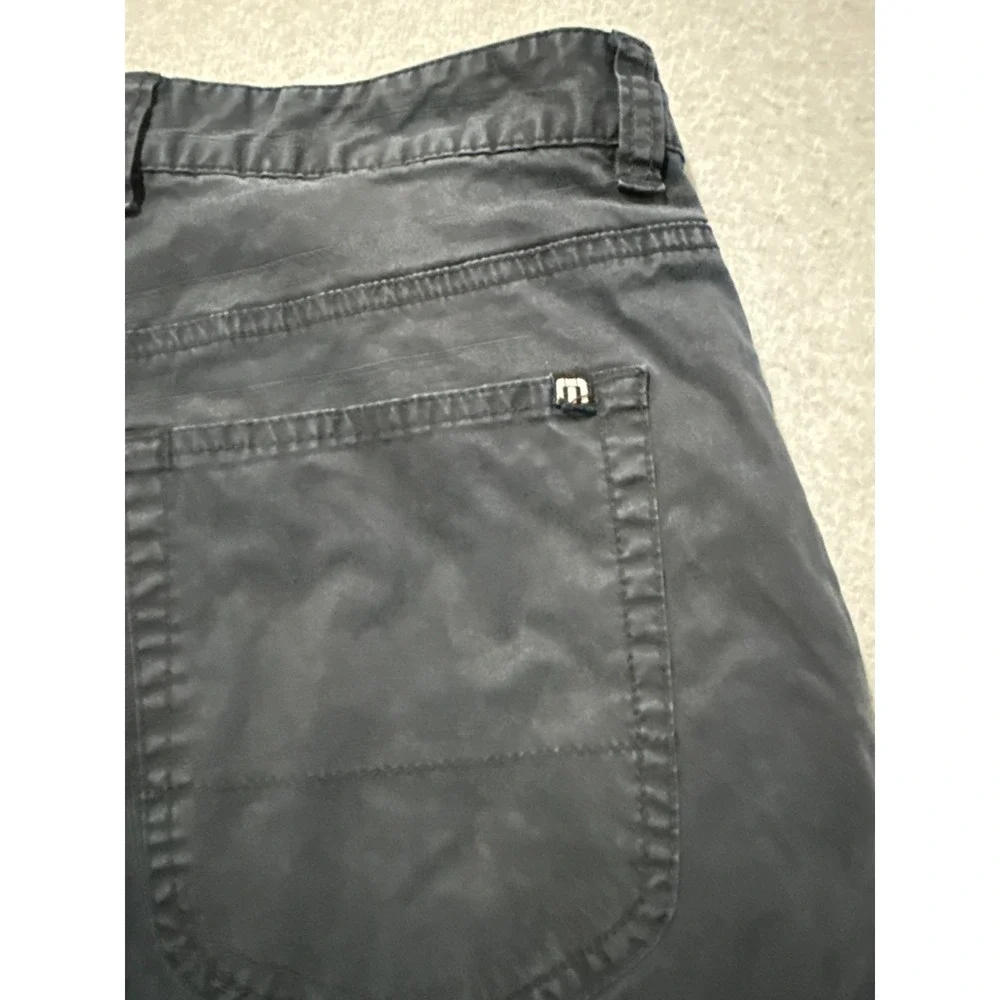 Travis Mathew Lightweight Black Pants Mens Size 32 Black Chino Casual RN#123280
